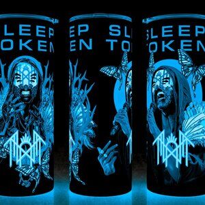 Glow in the Dark Sleep Token - Vessel - Blood Moon Rock Band Cup Mug Tumbler